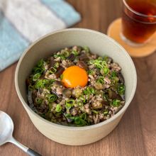 【なすとひき肉の和風あんかけ丼】ご飯がすすむ!