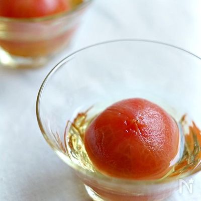ひんやりジューシー "まん丸トマトのおひたし"