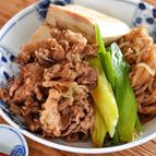 牛ごぼうのすき焼き風