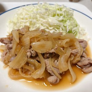 1053321の作ってみた!投稿(豚こま切れ肉の生姜焼き【下味冷凍】)