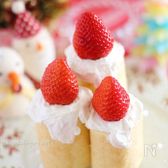 キャンドル風ケーキ