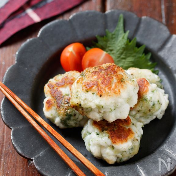 はんぺんののり塩チーズ丸め焼き【#お弁当#作り置き#ポリ袋】