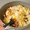 【香ばしベーコンの炒飯】安くて早くて旨くて洗い物少ないの工程3