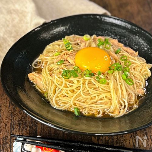 【ツナ油そば】混ぜるだけの簡単レシピ