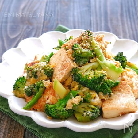 ブロッコリーと豆腐のマヨチャンプルー By 松山絵美 レシピサイト Nadia ナディア プロの料理家のおいしいレシピ