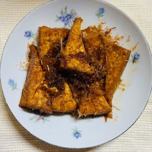 チョビの助の作ってみた!投稿(冷たくても美味しい「厚揚げのおかか煮」)