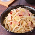 たった5分で完成♪ペペロンベーコンもやし