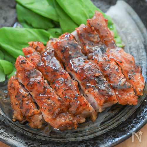 ゆかりを肉とあわせよう!鶏もも肉のゆかりソテー