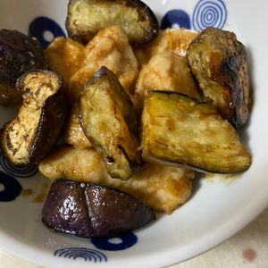 万福の作ってみた!投稿(鶏肉とナスのうまポン炒め【節約でも美味しく♪ご飯がすすむ！】)