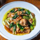 【小松菜と豚肉の和風カレー炒め】冷蔵庫の常連で！
