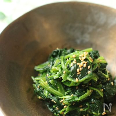 ほうれん草が無限に食べれる！簡単ほうれん草のナムル
