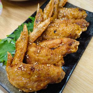 もんぶらん°・*:.。.☆の作ってみた!投稿(名古屋の手羽先(山ちゃん風)旨すぎる😋山盛りに揚げてね😄)