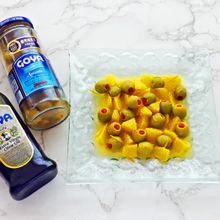 オリーブのオレンジマリネ