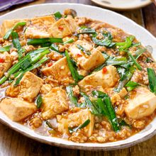 【スタミナニラ麻婆豆腐】10分でパパっと完成!
