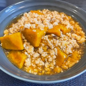 amiの作ってみた!投稿(ホクホク♡ほっこり染みる♡我が家の【かぼちゃのそぼろ煮】)