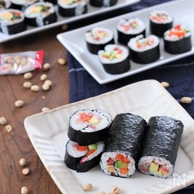 お刺身3種盛りでできる!コツのいらないちらし巻き寿司