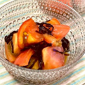 michuの作ってみた!投稿(【3分で出来る♪トマトと塩昆布の甘酢和え】トマト嫌い克服♡︎)