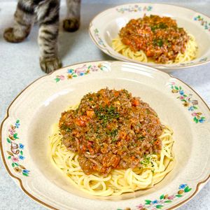 のりのり🐾🎀🤍の作ってみた!投稿(本当に簡単！！肉感残したまま『レンジDE本格ミートソース』)