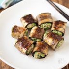 低糖質！大葉入り茄子巻きギョウザ【糖質制限・お弁当】