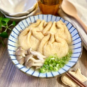 のりのり🐾🎀🤍の作ってみた!投稿(柚子胡椒だしが絶品《居酒屋風♡もち巾着煮》)