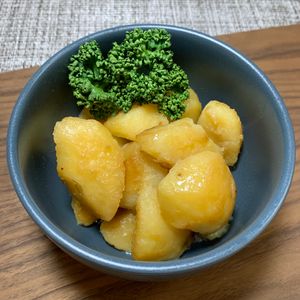 楽ラク手抜キッチン🐶🐾の作ってみた!投稿(じゃがいものめんつゆバター煮【#作り置き#節約#お弁当】)