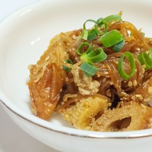 ぷぷはなの作ってみた!投稿(【こんにゃくとちくわの甘辛煮】すぐできて作り置きにも◎)