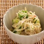 【火を使わない】腸活に！切り干し大根ときゅうりの梅マヨ和え