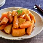 やわらかサケと芋の甘酢あん【甘酢あんで食べやすく】（介護食）