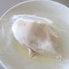 ボリュームサラダ♡鶏むねコールスローの工程1