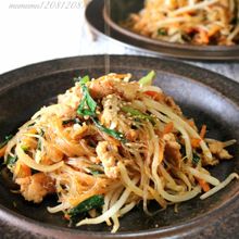 野菜たっぷり・和風ちゃぷちぇ。
