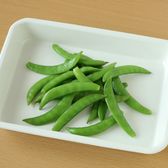 スナップえんどうの下ごしらえ