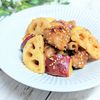 AYANO.•*¨*•.☆の作ってみた!投稿(さつまいもとれんこんと豚肉の甘酢炒め)