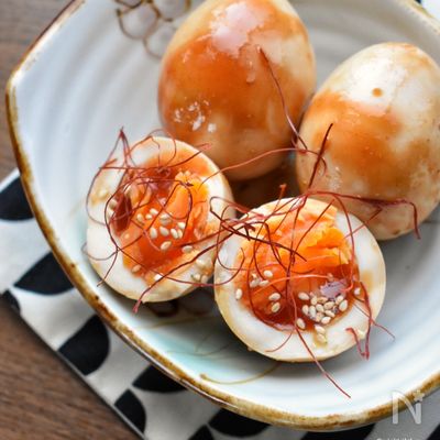隠し味はからし♡やみつき旨辛味たま♡