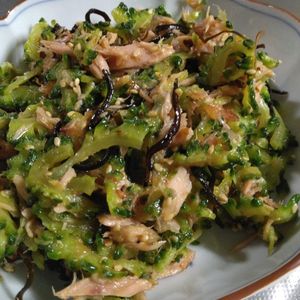 464689の作ってみた!投稿(ゴーヤ嫌いも好きになる♡『ゴーヤのツナ塩昆布』食べやすい♡)