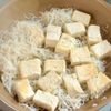 まるで麺！豆腐としらたきの甘辛にんにく炒め【ごはんすすむ】の工程2