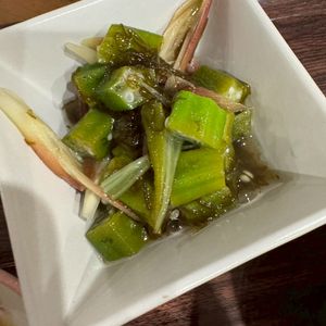 ミナの作ってみた!投稿(生もずくとオクラのさっぱり和え)