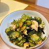 金の作ってみた!投稿(レンジで簡単！鶏ささ身ときゅうりのさっぱり酢の物♡)