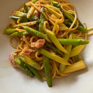 Rikoの作ってみた!投稿(アスパラベーコンのレモンバター醤油パスタ【#簡単 #時短】)