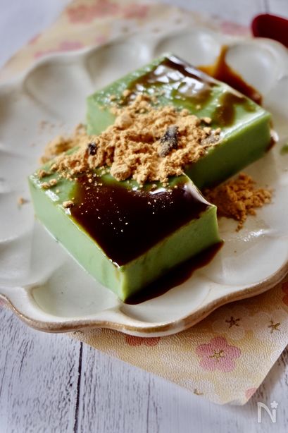 牛乳消費 抹茶のプルプルミルクプリン By 藤田 圭子 レシピサイト Nadia ナディア プロの料理家のおいしいレシピ