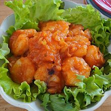 プリプリを味わって！なエビチリ
