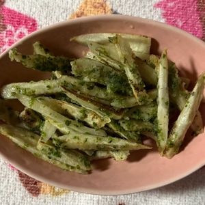 チョビの助の作ってみた!投稿(ごぼうの磯辺揚げ)