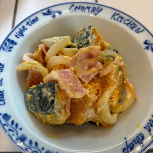 mi-koの作ってみた!投稿(ゴロゴロベーコン【かぼちゃデリ風サラダ】)