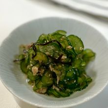 きゅうりとツナの塩昆布和え