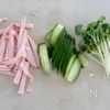 【パックのもずく酢で簡単】サッポロ一番の冷やし中華の工程2