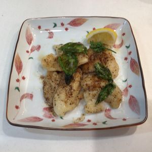 ゆみ棒ちゃんの作ってみた!投稿(鯛のスイートバジルソテー)