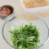 ［切り干し大根と水菜の塩こんツナ和え］あと1品に◎の工程1