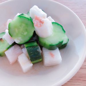 ミルクの作ってみた!投稿(【きゅうりと長芋の梅和え】さっぱり副菜♡腸活にも！)