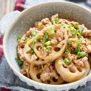 れんこんの甘辛♡そぼろあんかけ【#簡単 #節約】 | レシピサイトNadia