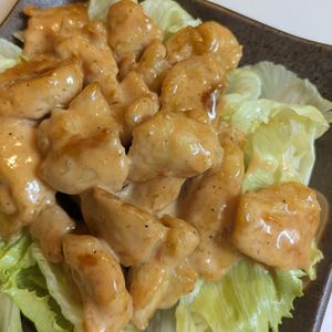 ejaの作ってみた!投稿(これ本当に鶏むね肉？！超柔らか【海老マヨ風オーロラチキン】)