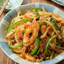 【ちくわピーマンもやしのおかかごま醤油】ご飯がすすむ簡単副菜